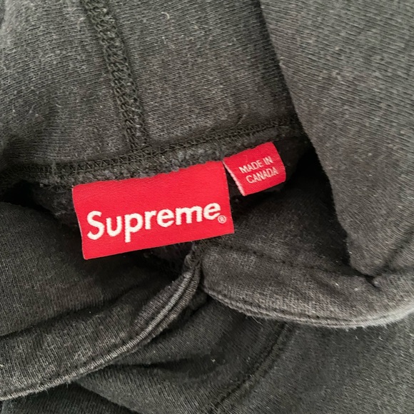 Supreme Black Men's Thick Hoodie With Kangaroo Pockets / Le Luxe Supreme - Picture 7 of 10